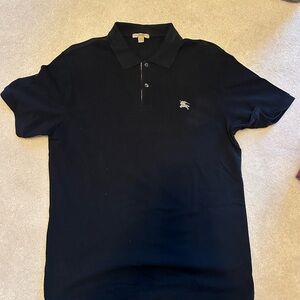Burberry Navy Polo Shirt